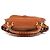 Chloé Borsa a tracolla Marcie in pelle marrone chiaro - vista 4