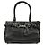 Coach Borsa Tote Hamptons in pelle martellata nera F13084