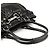 Coach Borsa Tote Hamptons in pelle martellata nera F13084 - vista 9