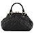 Marc Jacobs Borsa Stam 2-Way in pelle trapuntata nera - vista 3