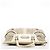 Céline Borsa Tote in pelle Macadam Beige White - vista 4