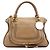 Chloé Borsa a tracolla Marcie grande in pelle marrone chiaro