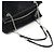 Prada Borsa Tote in nylon e pelle di vitello nera con catena - vista 11