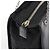 Prada Borsa Tote in nylon e pelle di vitello nera con catena - vista 7