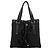 Yves Saint Laurent Borsa Tote YSL 123435 in tela e velluto nero