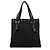 Yves Saint Laurent Borsa Tote YSL 123435 in tela e velluto nero - vista 3