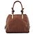 Chloé Borsa Tote in pelle marrone con manico a nodo