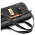 Gucci 114993 Borsa a spalla Bamboo Bullet in pelle nera - vista 10