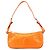 Céline Borsa a tracolla in pelle goffrata arancione