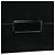 Prada Borsa a tracolla con patta B7417 in pelle nera - vista 6