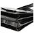 Prada Borsa a tracolla con patta B7417 in pelle nera - vista 9