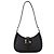 Gucci Fall 2000 Schwarze Canvas Leder Square G Schultertasche