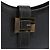 Gucci Fall 2000 Schwarze Canvas Leder Square G Schultertasche - Ansicht 5
