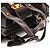 Marc Jacobs Borsa Tote in pelle verniciata marrone scuro con manico croc - vista 11