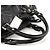 Marc by Marc Jacobs Borsa Black Quilted Leather Classic Q Baby Groovee Bag - vista 11