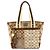 Coach 10234 Borsa Tote patchwork Signature Beige Brown