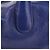 Marc by Marc Jacobs Borsa Bowling Classic Q 2-Way in pelle blu - vista 11