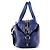 Marc by Marc Jacobs Borsa Bowling Classic Q 2-Way in pelle blu - vista 2