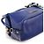 Marc by Marc Jacobs Borsa Bowling Classic Q 2-Way in pelle blu - vista 7