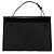 Prada Borsa a mano in Nylon Tessuto Spazzolato Nero - vista 3