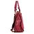Chloé Borsa Marcie 2-Way in pelle bordeaux - vista 2