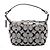 Coach Borsa Mini Hobo Signature C Grigia - vista 3