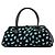 Marc Jacobs Borsa Bowling in velluto a coste leopardata blu navy e turchese