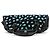 Marc Jacobs Borsa Bowling in velluto a coste leopardata blu navy e turchese - vista 4