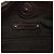 Céline Borsa Tote Pillow in pelle marrone scuro - vista 11