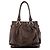 Céline Borsa Tote Pillow in pelle marrone scuro - vista 3