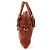 Marc by Marc Jacobs Borsa Tote 2-Way in pelle marrone con lucchetto - vista 2
