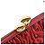 Marc Jacobs Borsa a tracolla Little Stam in pelle trapuntata rossa - vista 6