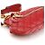 Marc Jacobs Borsa a tracolla Little Stam in pelle trapuntata rossa - vista 8