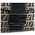 Fendi Borsa a spalla Baguette FF Zucchino Beige Navy - vista 6