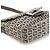 Fendi Borsa a spalla Baguette FF Zucchino Beige Navy - vista 8