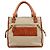 Chloé Borsa Tote in tela e pelle beige e marrone
