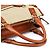 Chloé Borsa Tote in tela e pelle beige e marrone - vista 12