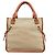 Chloé Borsa Tote in tela e pelle beige e marrone - vista 3