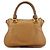 Chloé Borsa a tracolla Marcie in pelle marrone chiaro - vista 3
