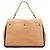 Yves Saint Laurent Borsa 2-Way Muse Two in pelle beige - vista 3