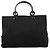 Prada Saco Tote 1998 Black Tessuto Mare Nylon com pegas de resina - vista 3