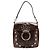 Dolce & Gabbana Brown Python Leather Buckle Shoulder Bag