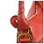 Chloé Borsa a tracolla Marcie in pelle rosso pallido - vista 14