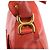 Chloé Borsa a tracolla Marcie in pelle rosso pallido - vista 8