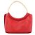 Miu Miu Borsa a tracolla in pelle martellata rossa con corda