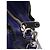 Marc by Marc Jacobs Borsa Bowling Classica 2-Way in Pelle Blu Cobalto - vista 8