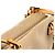 Chloé Borsa Tote Harley in tela beige tan - vista 10
