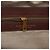Marc Jacobs Bolsa Bowling em couro acolchoado Tan Burgundy - vista 12