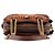Marc Jacobs Bolsa Bowling em couro acolchoado Tan Burgundy - vista 4