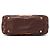Marc Jacobs Bolsa Bowling em couro acolchoado Tan Burgundy - vista 5